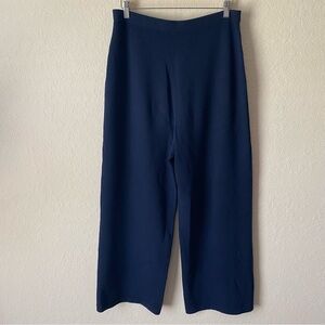 St. John Collection | Women's Knit Stretch Waist Pull On Pant Size 14 Navy